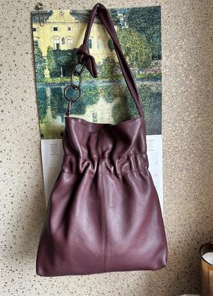 Furla кожаная сумка мешок оригинал3 фото
