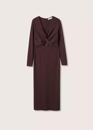 Стильна сукня міді довжини від mango