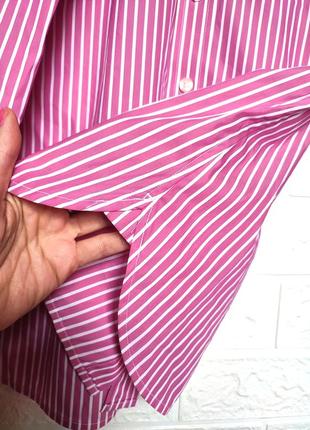 Котоновая рубашка в розовую полоску от donna karan + victoria's secret
dkny + pink запонки ☕ 32eur/наш 38р6 фото