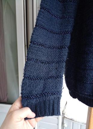 М'який светр джемпер із люрексом великого розміру батал4 фото
