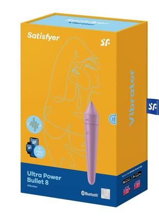 Смарт-мини-братор satisfyer ultra power bullet 8 3