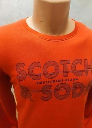 Высококачественный стильный хлопковый свитшот голландского бренда scotch &amp; soda3 фото