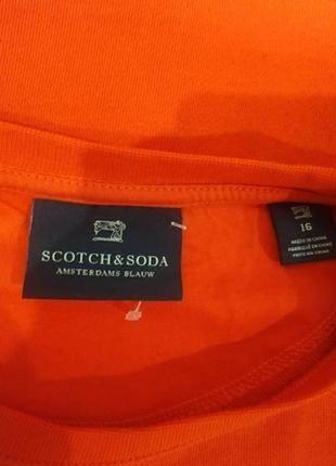 Высококачественный стильный хлопковый свитшот голландского бренда scotch &amp; soda4 фото