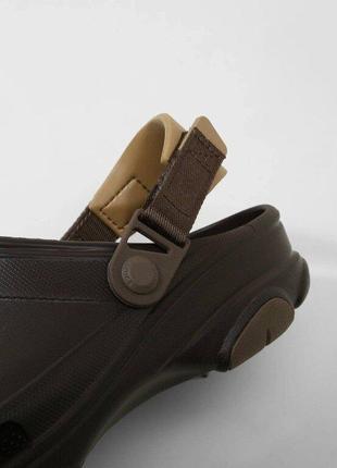 Крокс класік клог алл террейн коричневі - еспрессо crocs classic all-terrain clog espresso7 фото