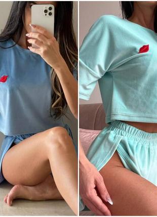 Велюровая пижама !5 фото