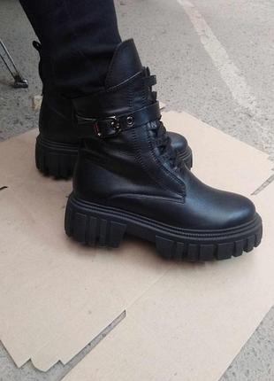 Ботинки кожаные весенние, 37р