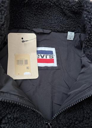 Куртка шерпа, тедди levi’s teddy sherpa jacket оригинал5 фото