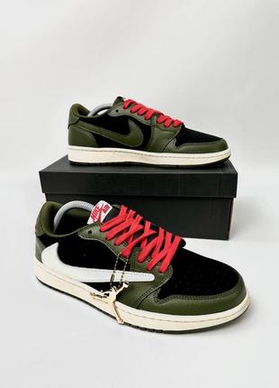 Jordan 1 low x travis scott cactus jack2 фото