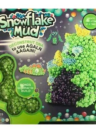 Набор для лепки "snowflake mud шариковый пластилин" от lamatoys