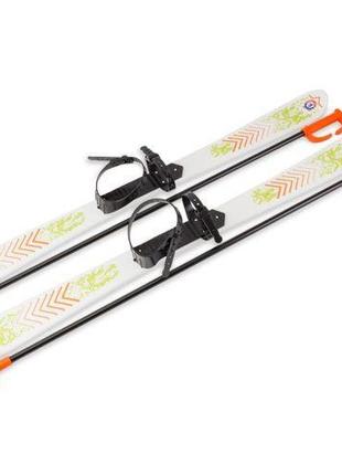 Лыжи детские, с палками, 90 см (белые)