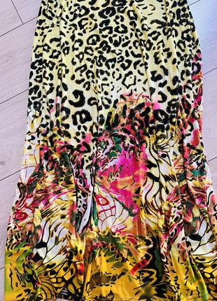 Платье летнее длинное в пол леопардовая чашки сарафан макси трикотажное платье корсетное5 фото