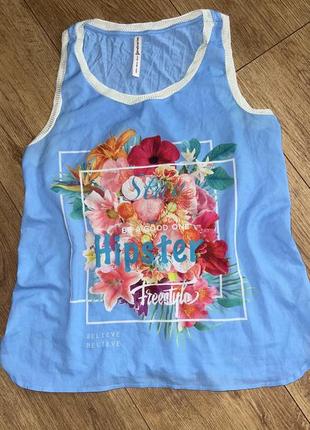 Яркий топ майка оригинальная