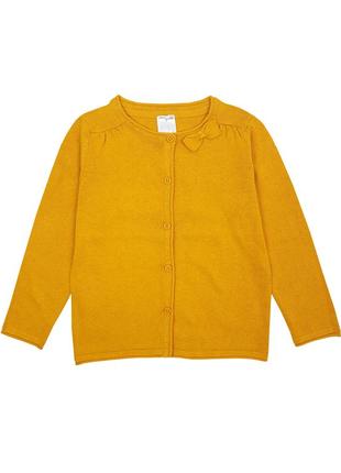 Стильная горчичная кофта на девочек 2 - 6 лет, palomino, c&a