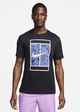 Тенісна футболка nikecourt dri-fit