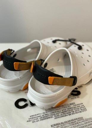 Крокс класік клог білі crocs classic all terrain white / multi5 фото