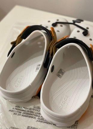 Крокс класік клог білі crocs classic all terrain white / multi7 фото