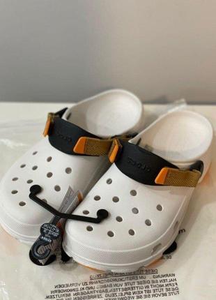 Крокс класік клог білі crocs classic all terrain white / multi6 фото