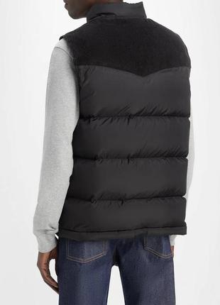 Levi’s® western super puffer vest чоловічий чорний жилет, жилетка, безрукавка оригінал3 фото