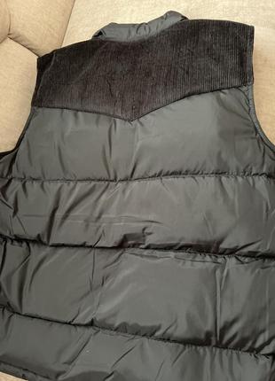 Levi’s® western super puffer vest чоловічий чорний жилет, жилетка, безрукавка оригінал9 фото