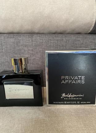 Baldessarini private affairs туалетна вода 90 мл (2013 р), оригінал