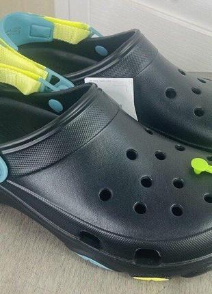 Крокс класік клог алл террейн чорні crocs classic all-terrain clog black/multi10 фото