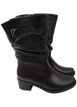Чоботи жіночі savio чорні натуральна шкіра, 38