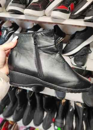 Женские ботинки для женщины, женская термо обуви, туфли с мехом, зимняя дешевая обувь, разбрродаж, акция3 фото