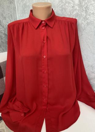 Красная блузка от h&amp;m