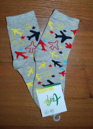 Демісезонні шкарпетки 5-7, 9-11 бросс bross літаки