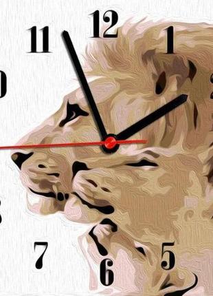 Годинник-картина за номерами "леви", 30х30 см від imdi