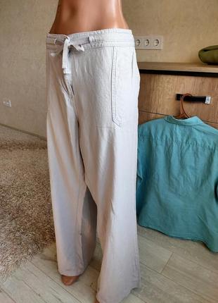 Льняные брюки 22 (50), льняные брюки, брюки из льна, брюки из льна4 фото