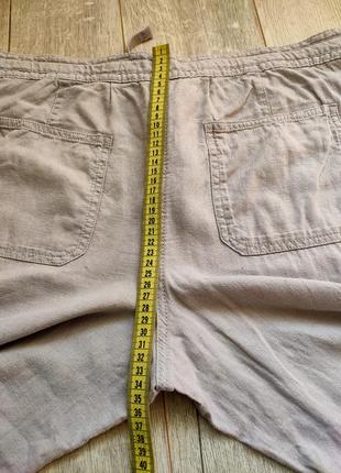 Льняные брюки 22 (50), льняные брюки, брюки из льна, брюки из льна8 фото