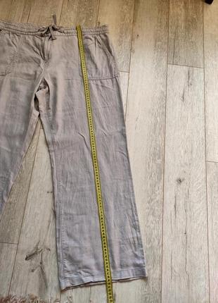 Льняные брюки 22 (50), льняные брюки, брюки из льна, брюки из льна7 фото