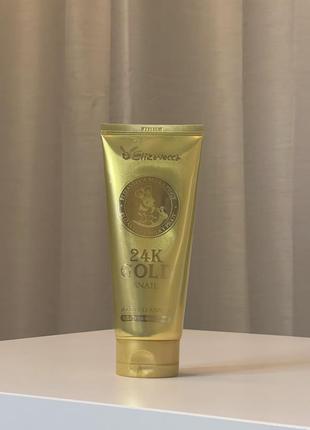 Elizavecca гель для умывания, новый (24 gold snail cleansing foam)