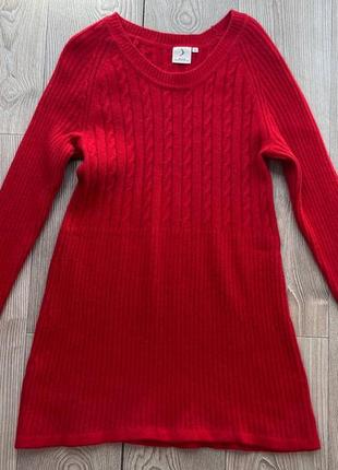Шикарный шерстяной свитер туника кофта3 фото