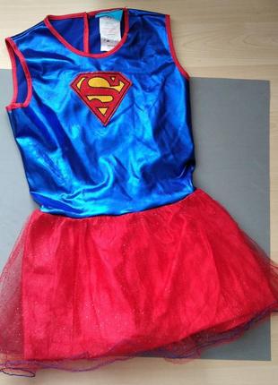 Supergirl супердевушка супер-девочка платье карнавальный костюм