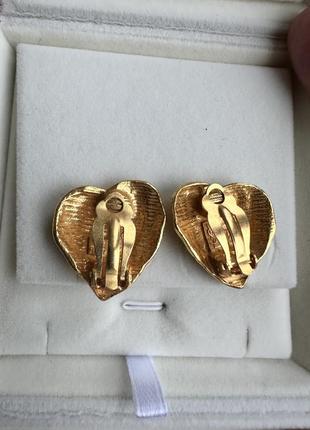 Винтажные клипсы yves saint laurent