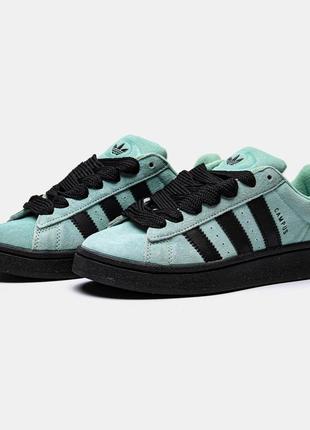 Кроссовки бирюзовые замш adidas campus 00s pulse mint