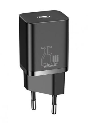 Сзу baseus super si  quick charger 1c 25w eu black