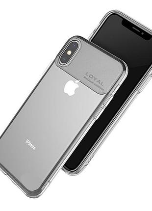 Чехол hoco water rhyme series protective case for iphone xs max прозрачный