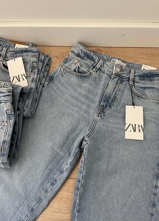 Прямые джинсы zara straight fit2 фото