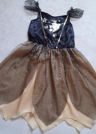 Карнавальна сукня відьми  на хелловін 9-10р6 фото