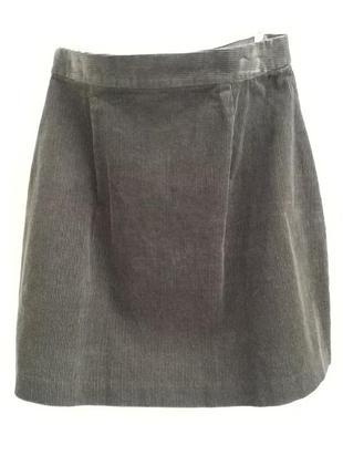 Спідниця жіноча міні вельветова zara basic