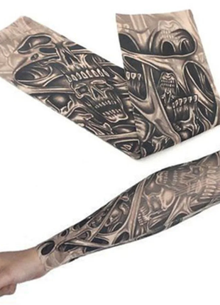 Тату нарукавники 2шт. тату обманки