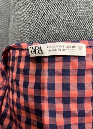 Платье в клетку zara3 фото