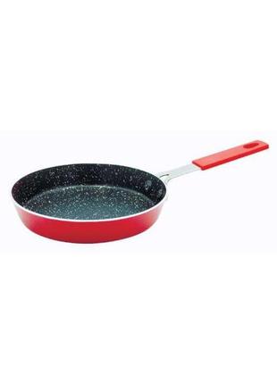 Сковорода con brio eco granite mini cb-1614 (16 см) красный