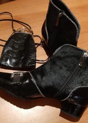 Итальянские кожаные мегастильные сапоги ботинки accademia