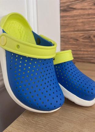 Дитячі крокси literide kids bright cobalt/citrus усі розміри у наявності1 фото