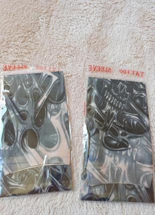 Тату нарукавники 2шт. тату обманки