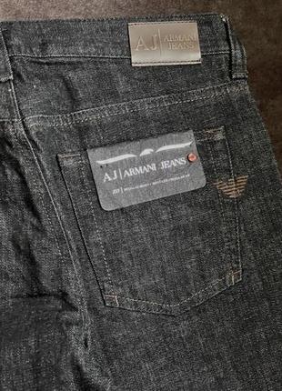 Джинсы armani jeans оригинальные черные7 фото